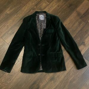 Appaman Fine Tailoring green velvet blazer boys size 16
